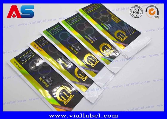 برچسب بطری چسبنده لیزر دارویی برای بسته بندی پپتید 3ml / 2ml با سینی پلاستیکی