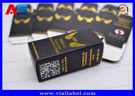 جعبه های بطری 10 میلی لیتر داروسازی MK با ورق طلا جعبه های لوگو برای بطری های کوچک