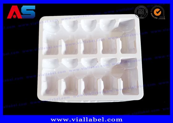 داروخانه سفید 60C PVC پفش تری از 10 2 میلی لیتر شیشاب داروخانه پفش بسته بندی