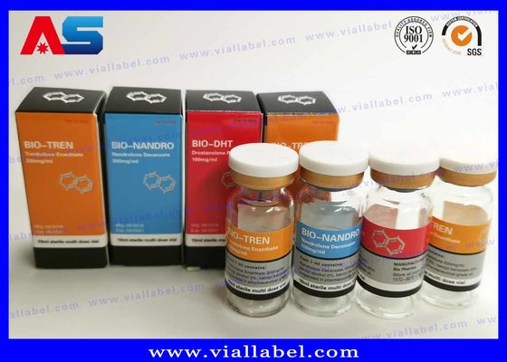 برچسب های بطری دارویی Cypionate بدنسازی 25x60mm گواهینامه ایزو برای 10 میلی لیتر