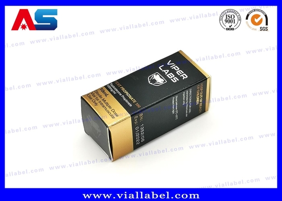 جعبه ویال کوچک هولوگرام کوچک تاشو برای بسته بندی داروسازی بطری های ویالهای روغنی با طراحی برند سفارشی