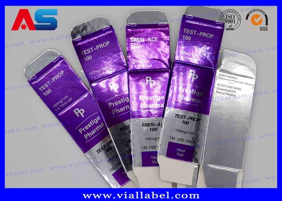 جعبه کاغذ داروخانه 10 میلی لیتر جعبه های بطری برچسب های وینیل سفارشی برای بطری های آزمایشگاهی برچسب های بطری 10 میلی لیتر