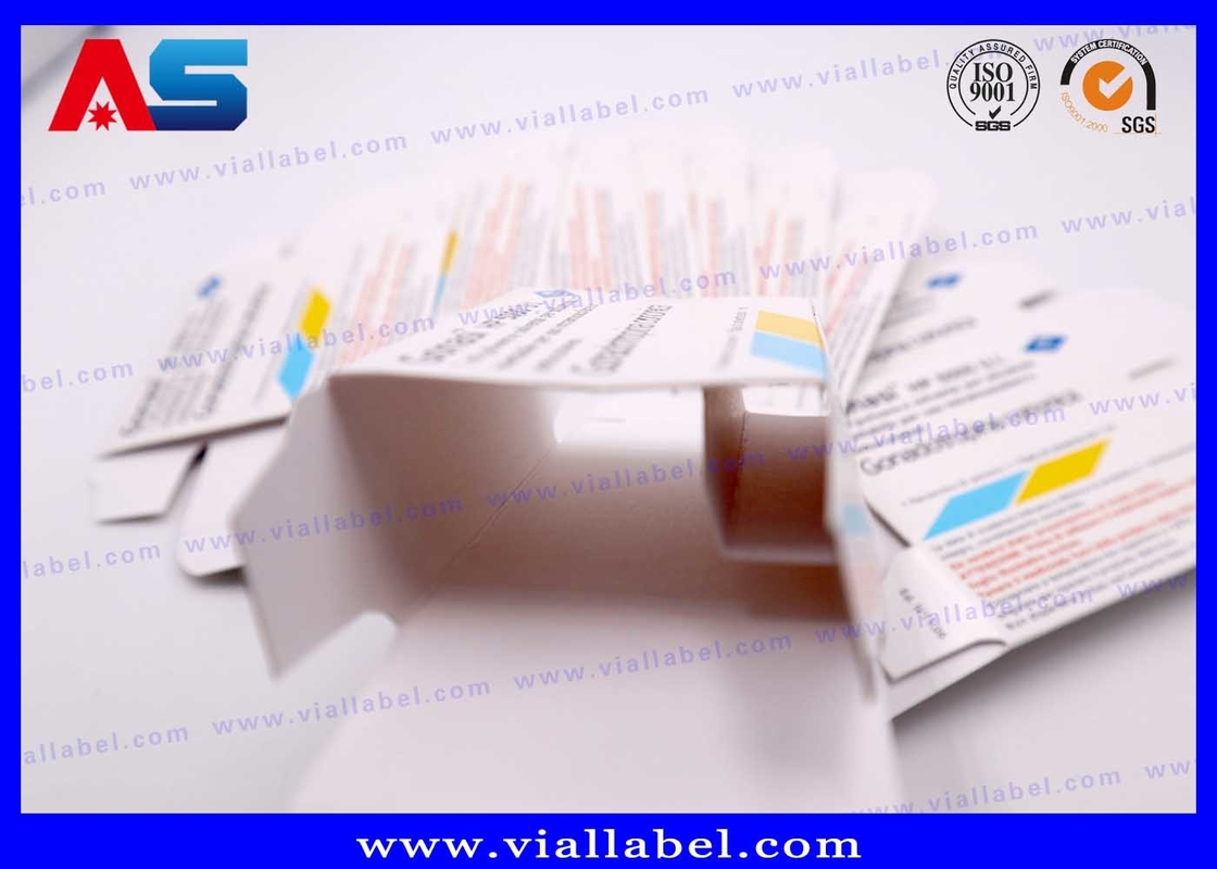 بطری شیشه ای کاغذی سفارشی 10 میلی لیتر جعبه های لیوان برای Pregnyl Hcg جعبه بسته بندی دارویی