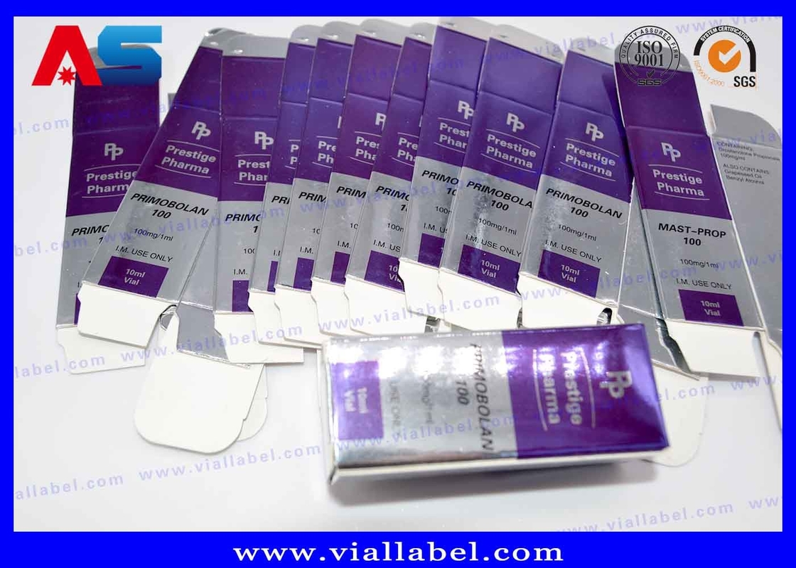 روغن های تزریقی جعبه های بطری بسته های داروسازی بسته های پپتید Hcg جعبه های کوچک بطری فروش مستقیم کارخانه