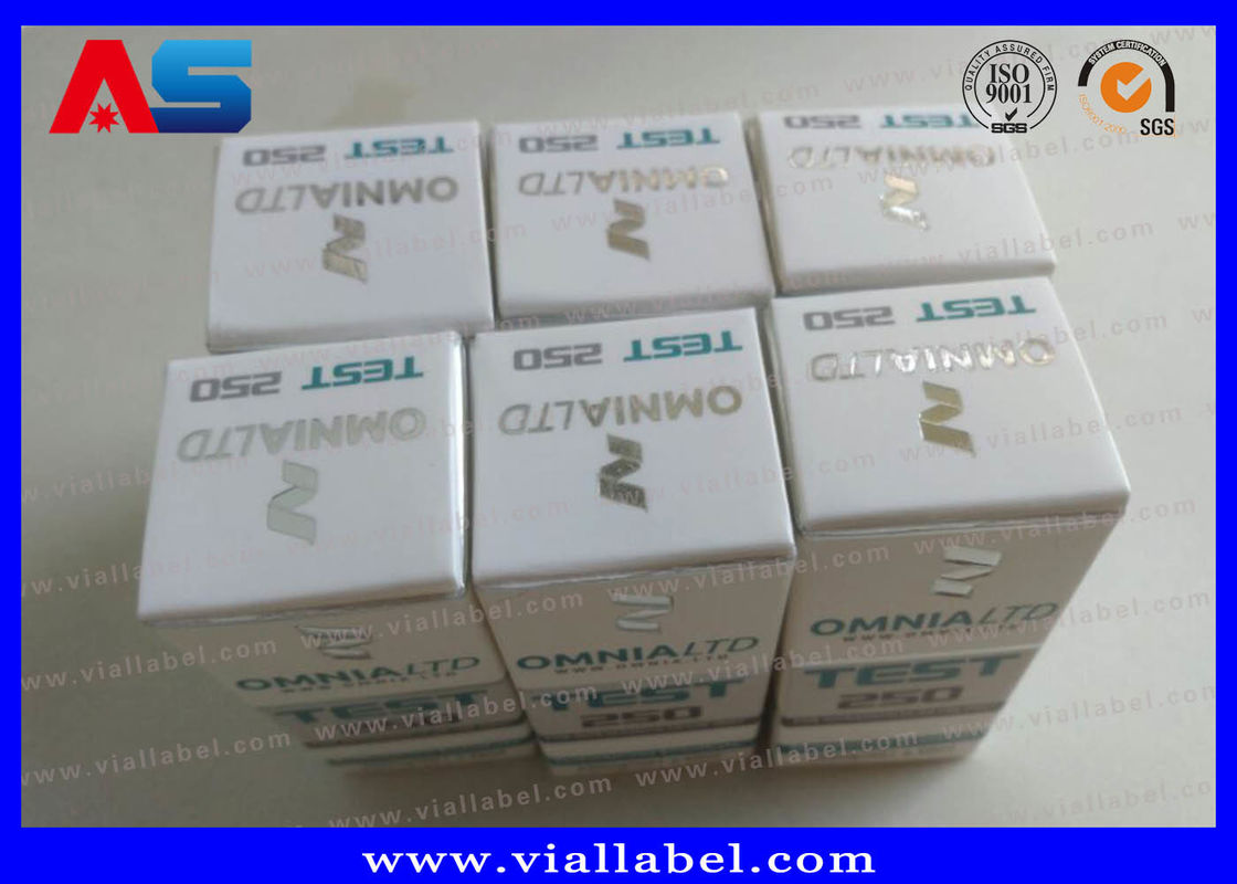 تزریق پپتید سفارشی جعبه ورق برای بسته بندی دارویی Omnia جعبه کاغذی کوچک