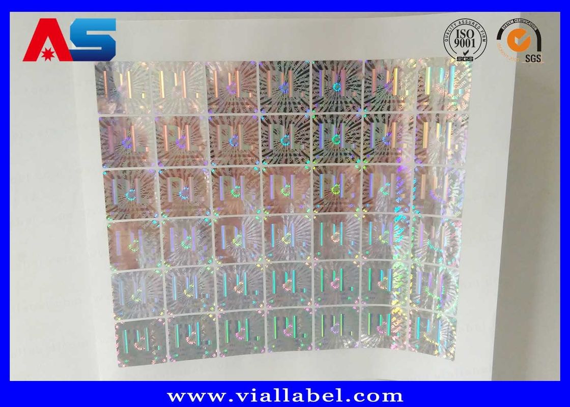 برچسب های هولوگرافیک سفارشی لیزر متریکس هولوگرام وینیل خالی برای جعبه ذخیره سازی 3d هولوگرام لیزر