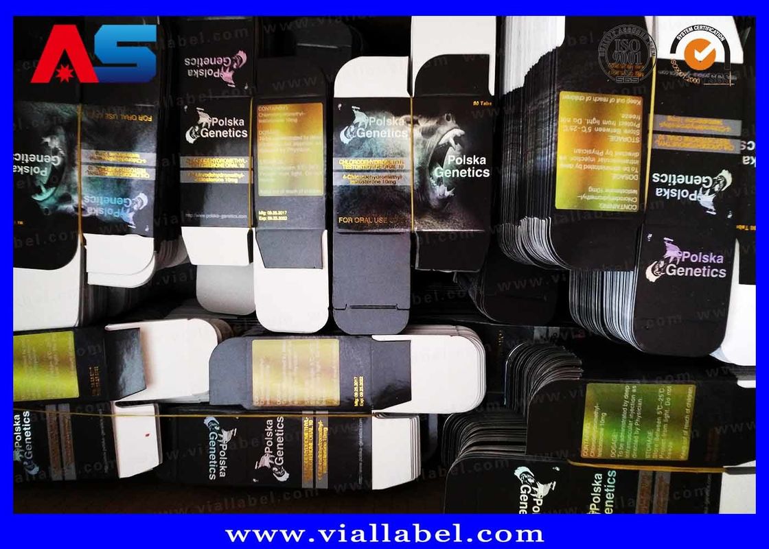 تزریق استروئیدهای آنابولیک دارویی 10ml جعبه ویال / جعبه های کوچک ذخیره سازی کاغذ تستوسترون دکانوات