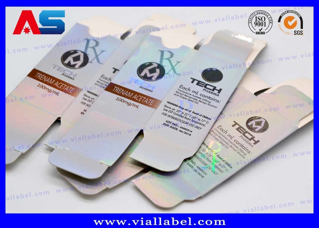 فویل نقره ای Muscledevelop 10ml برجسته ویال ذخیره شده استروئیدهای تزریقی Meditech Muscle Growth