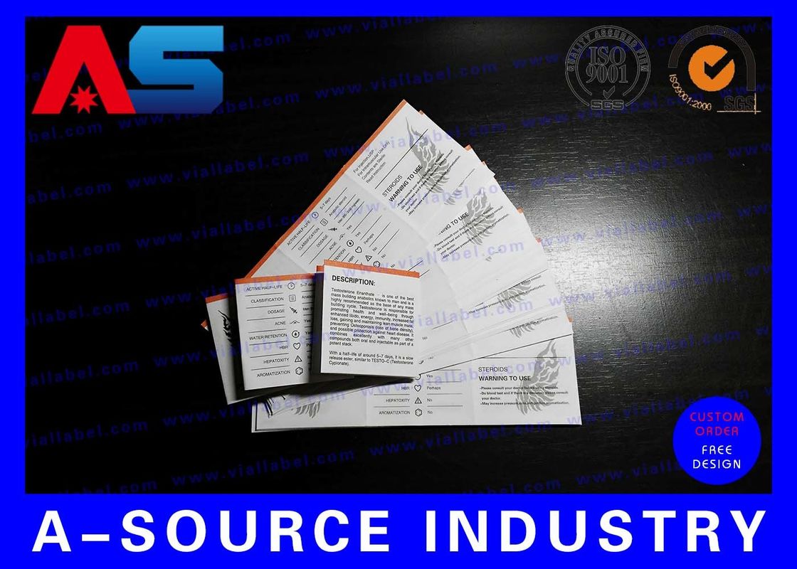 چاپ بروشور دارویی برای چاپ بروشور دستورالعمل روغن بدنسازی پپتید