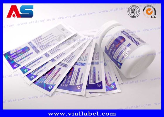 برچسب بطری قرص فویل هولوگرافی لیزری برای بسته داروخانه