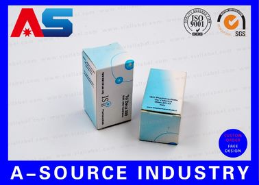 جعبه ذخیره سازی فنجان پپتید Acheter Matt Finish Anti - False Blue White Printing برای بسته بندی بدن سازی