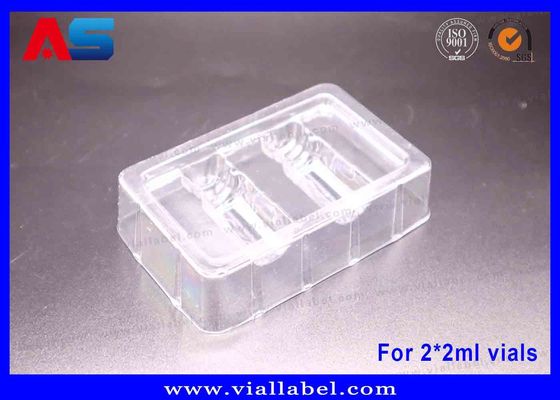 2 میلی لیتر بطری پفک سینی برای peptides / Hcg بسته پفک سینی 50um ضخامت شفاف