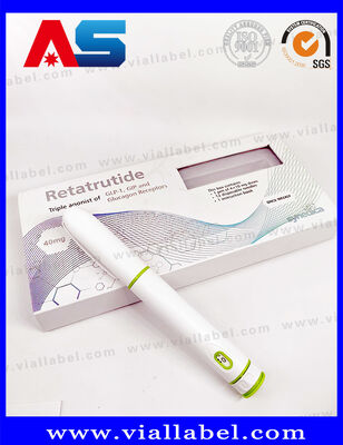 Synedica Green Pen بسته بندی جعبه        قلم تزریقی پپتید سفارشی کیس برای Reta 40mg قلم تزریقی پپتید Synedica Pen